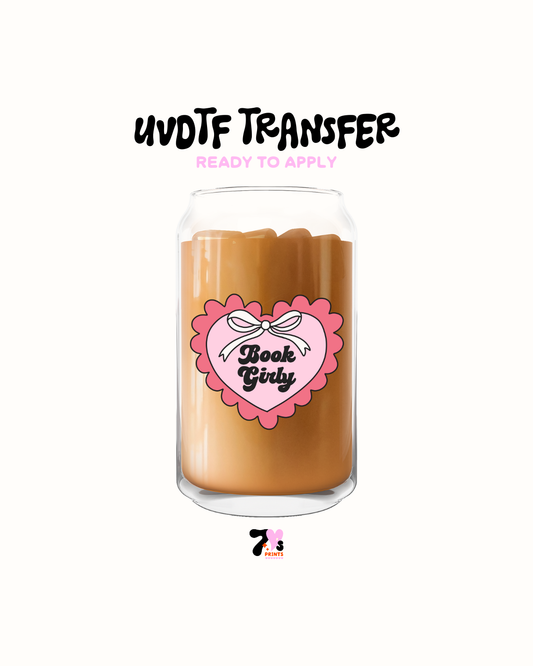 Book Girlie - UVDTF Decal