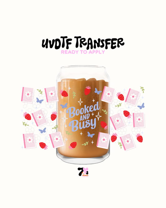 Booked and Busy - UVDTF Wrap