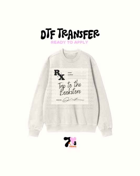 To the Bookstore - DTF Transfer
