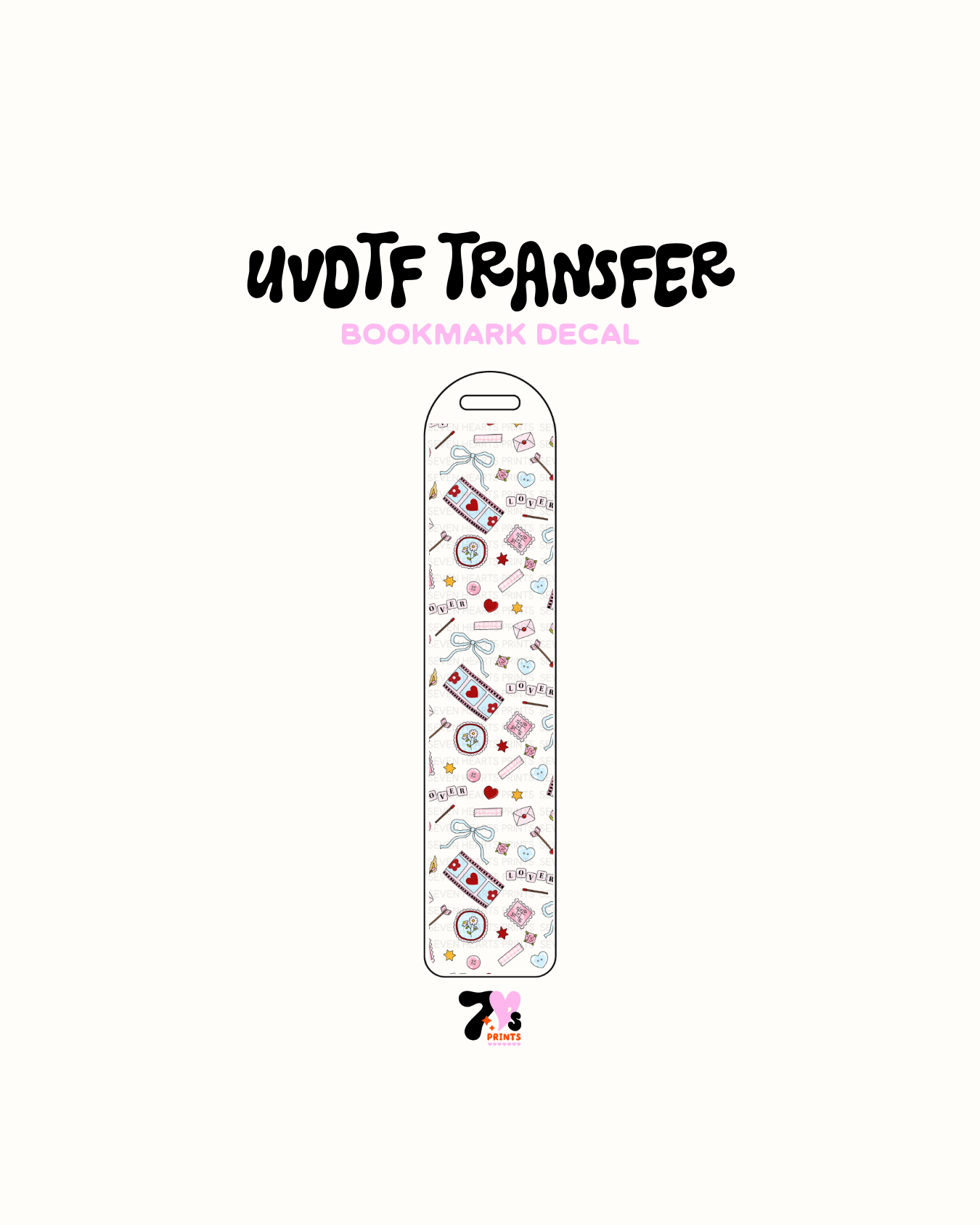 #153 UVDTF Bookmark Decal 1.1
