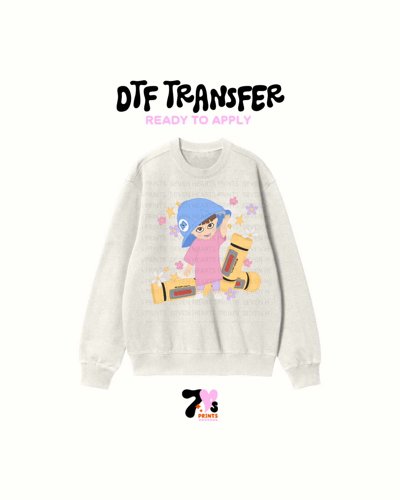 Monster little girl - DTF Transfers