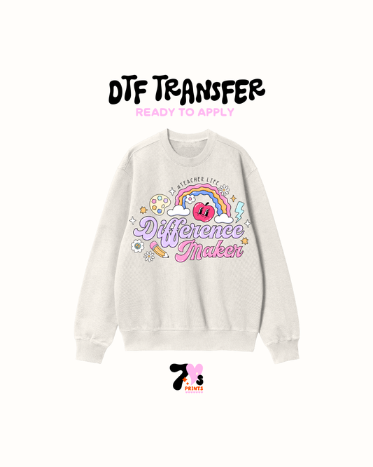 Difference Make - DTF Transfers