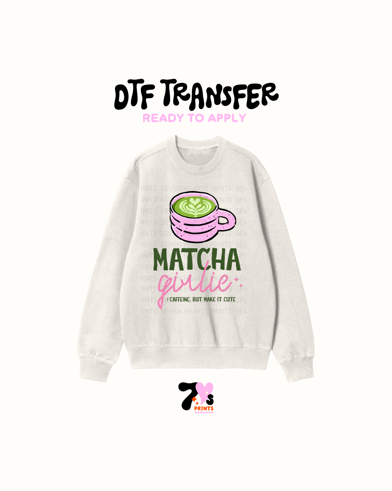 Matcha girlie - DTF Transfers