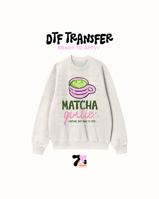 Matcha girlie - DTF Transfers