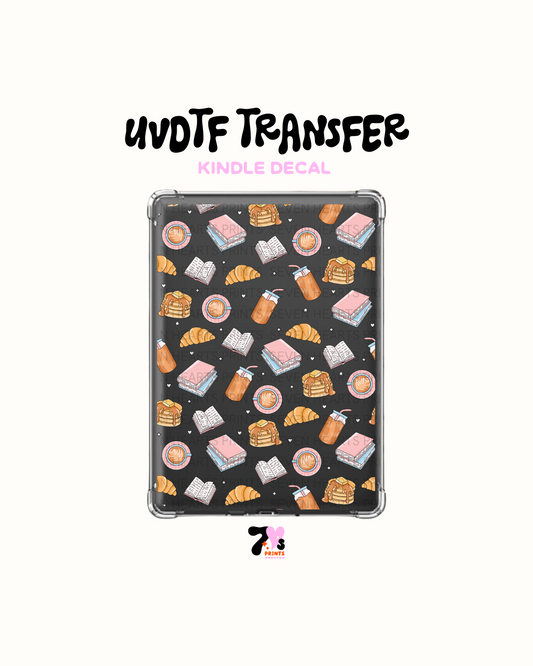Brunch and books  - UVDTF Kindle Decal
