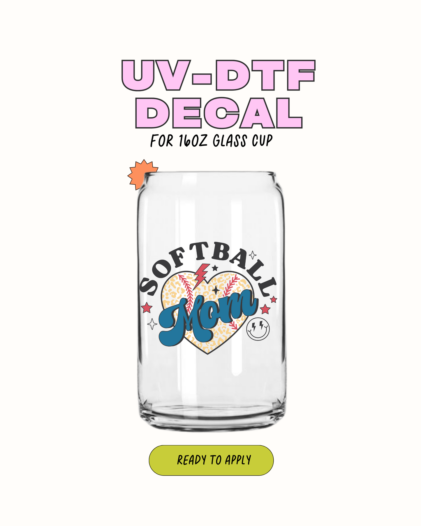 Softball mom - UVDTF