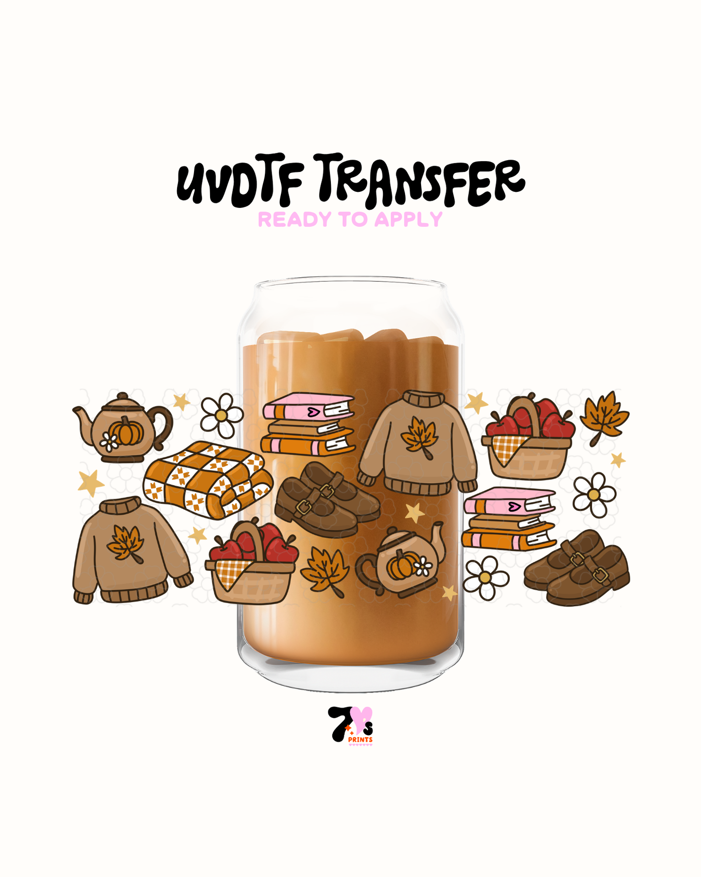 cozy fall vibes - UVDTF Wrap