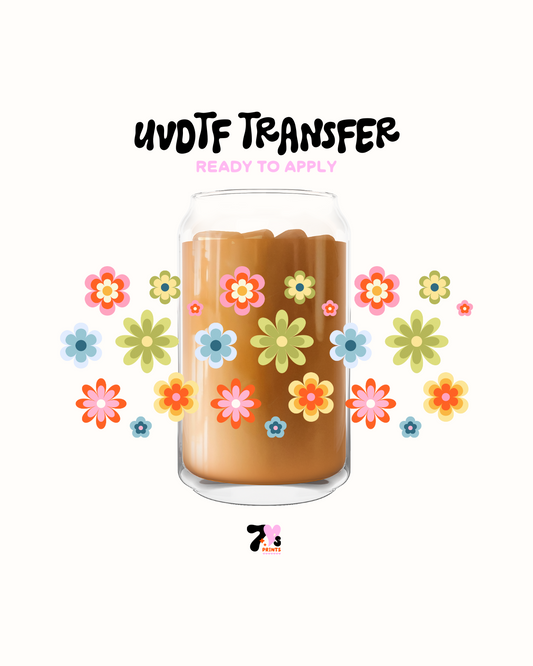Color flowers - UVDTF Wrap