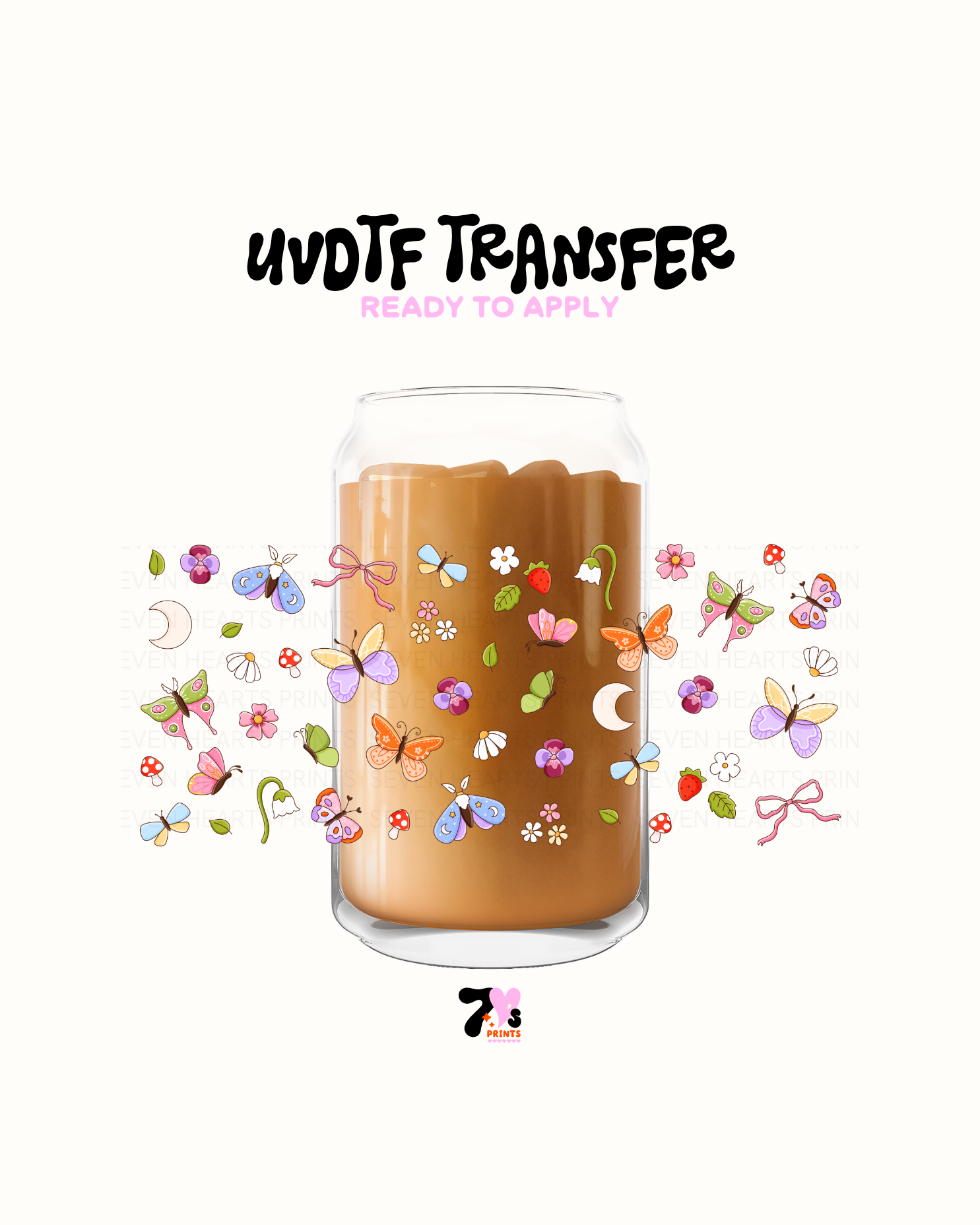 Spring butterflies - UVDTF Wrap