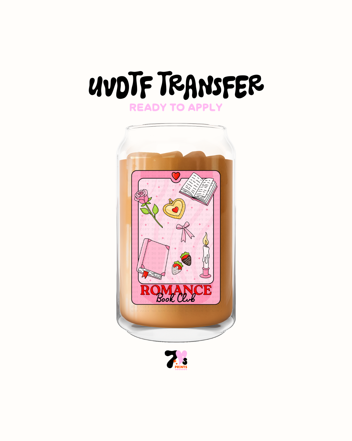 Romance Book Club - UVDTF Decal