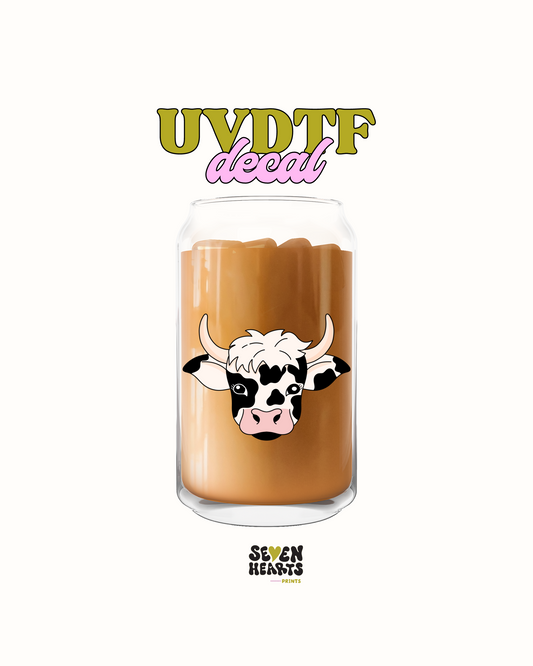 Cute cow- UV DTF