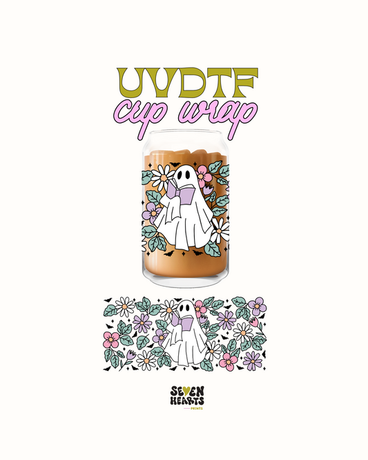 ghostly and flowers - UVDTF