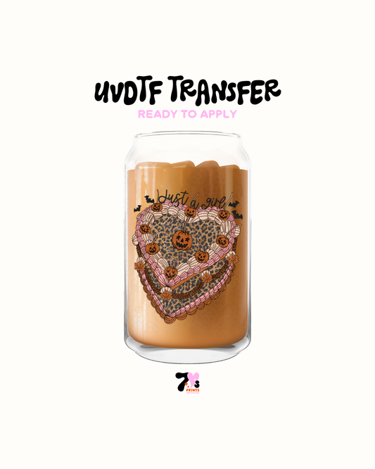 Just a girl - UVDTF Decal