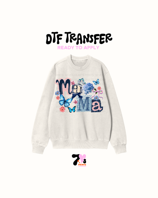 Mama Blue - DTF Transfers