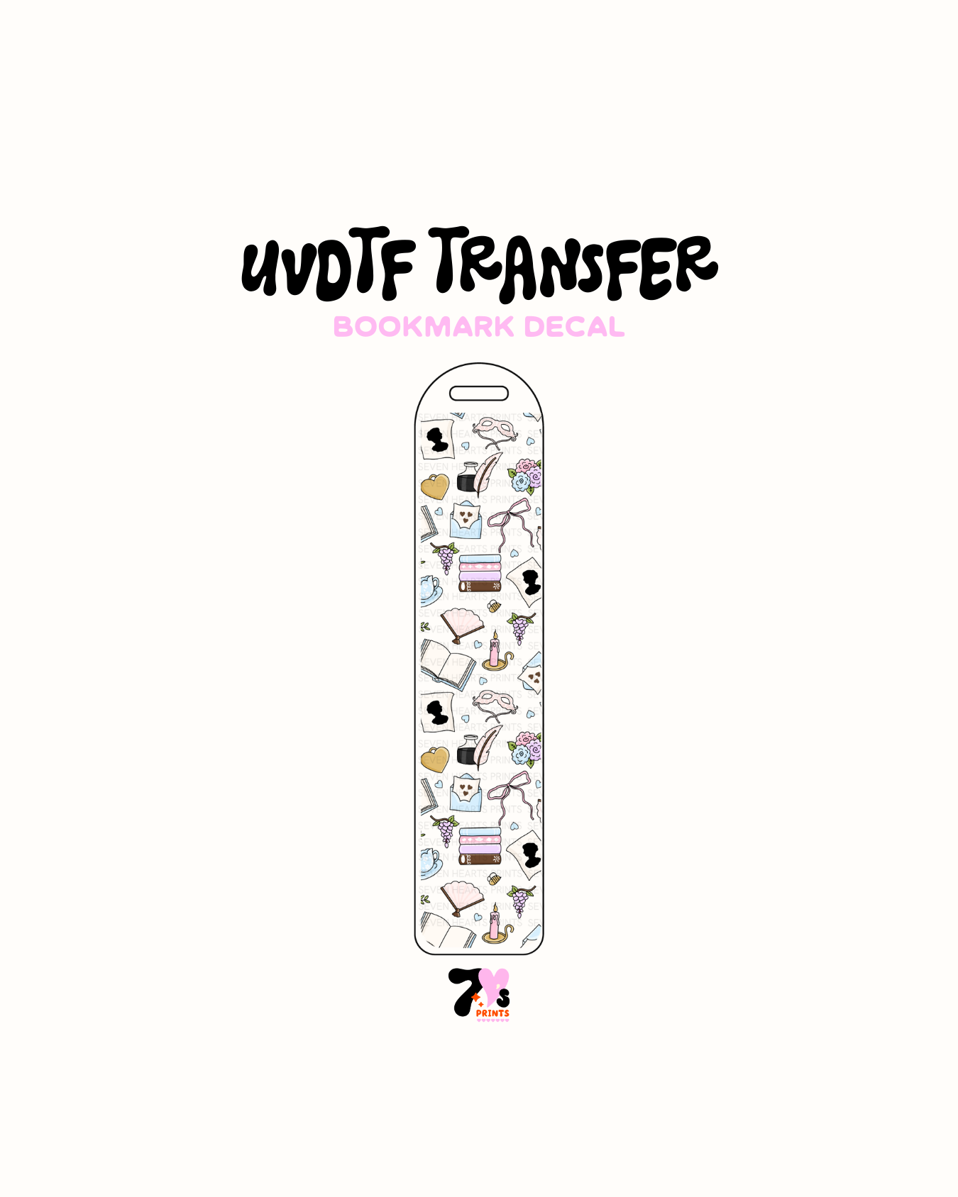 #152 UVDTF Bookmark Decal 1.1