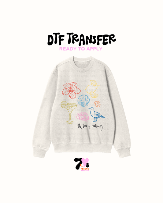 The sea is calling - DTF Transfers