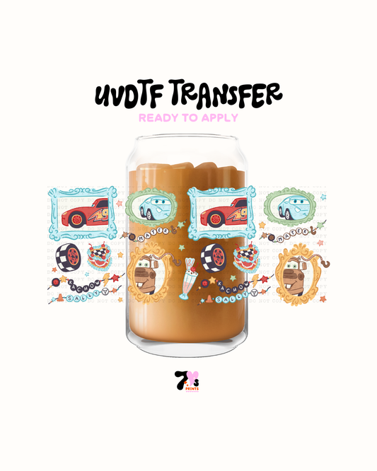 Cars and Friends - UVDTF Wrap