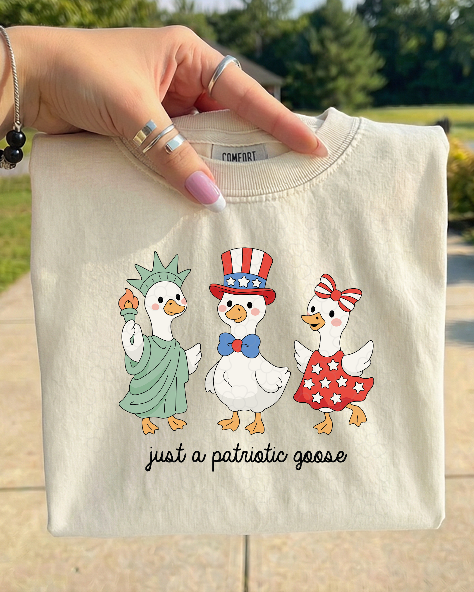 Just a patriotic goose - DTF Transfers