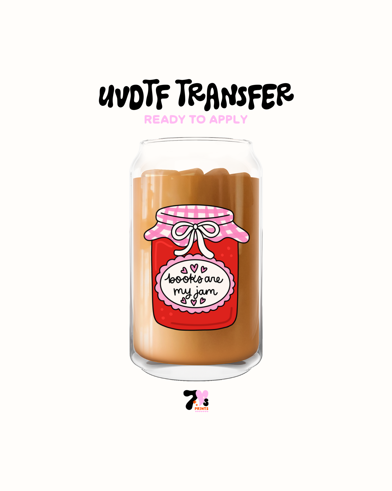 Books are my Jam - UVDTF Decal