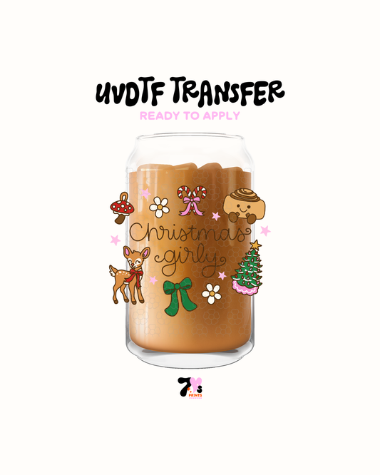 Christmas Girly - UVDTF Decal