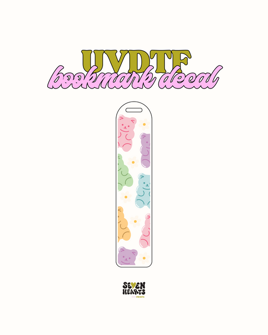 Gummy bears - UVDTF Bookmark Decal
