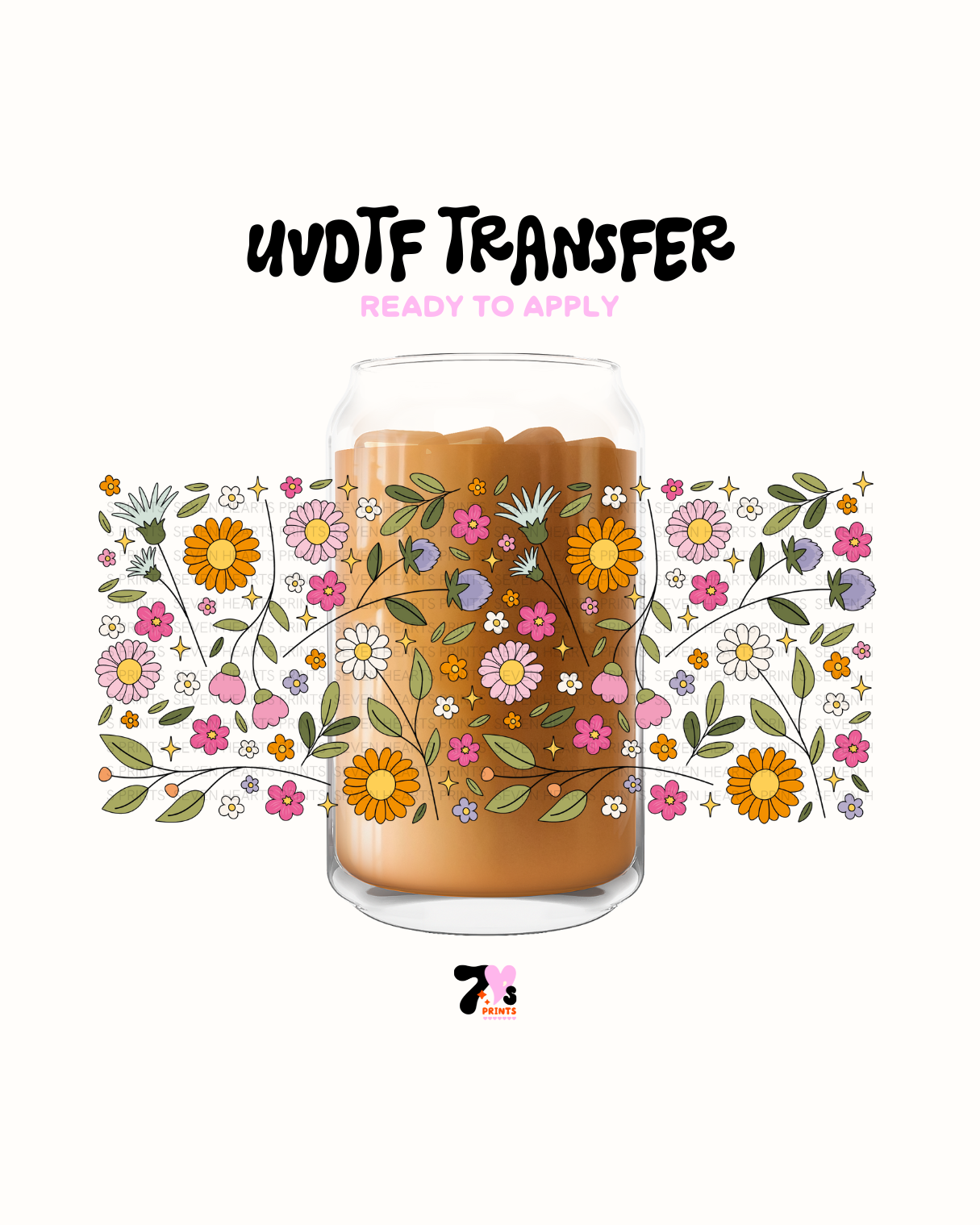 Flowers - UVDTF Wrap