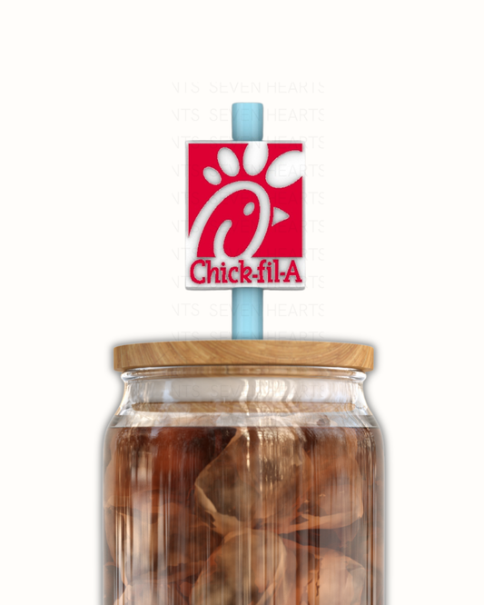 Chick 3D Straw Topper