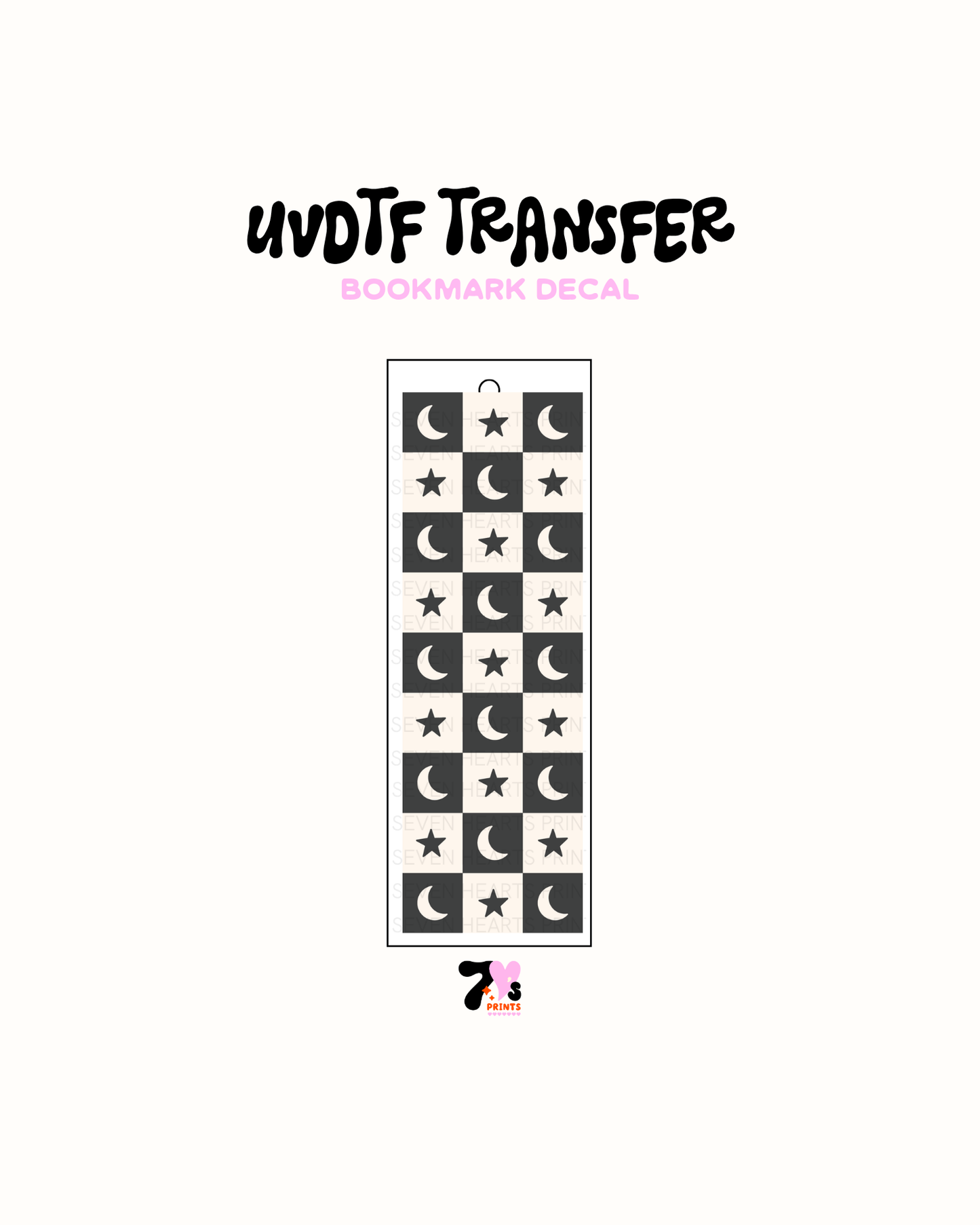 UVDTF Bookmark Decal #349