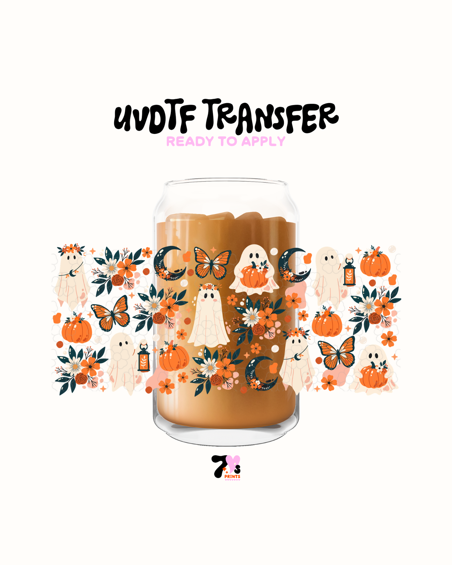 Ghosty and Butterflies - UVDTF Wrap