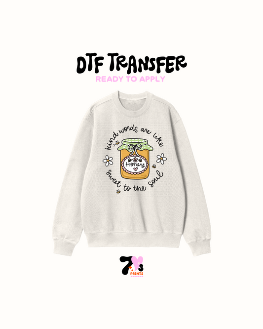 Kind Words - DTF Transfer