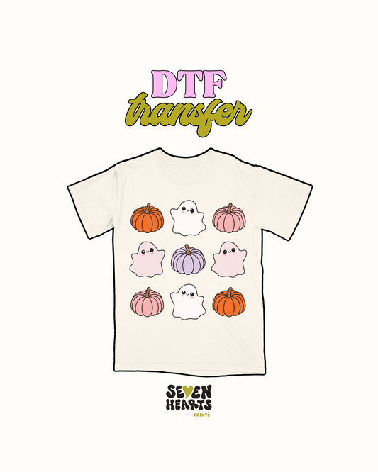 Pastel pumkins - DTF Transfer