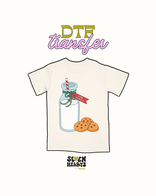 milk and cookies - DTF Transfer