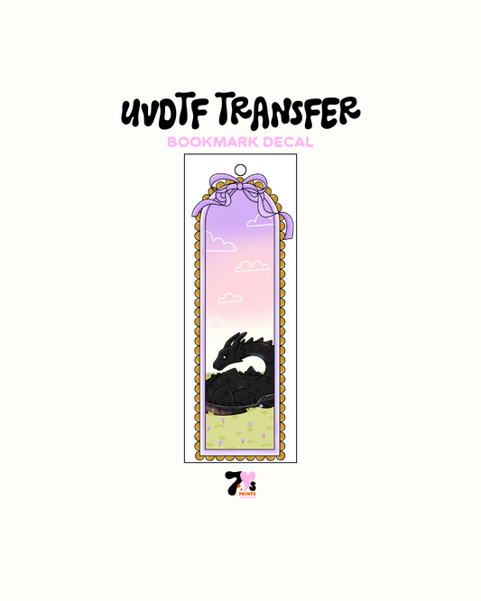 Dragon - UVDTF Bookmark Decal