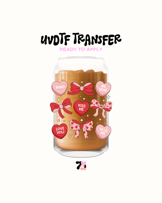 Xoxo Be mine - UVDTF Decal