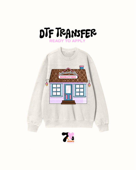 Cute bookstore - DTF Transfer