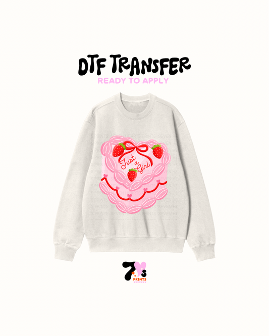 Just a girl - DTF Transfer