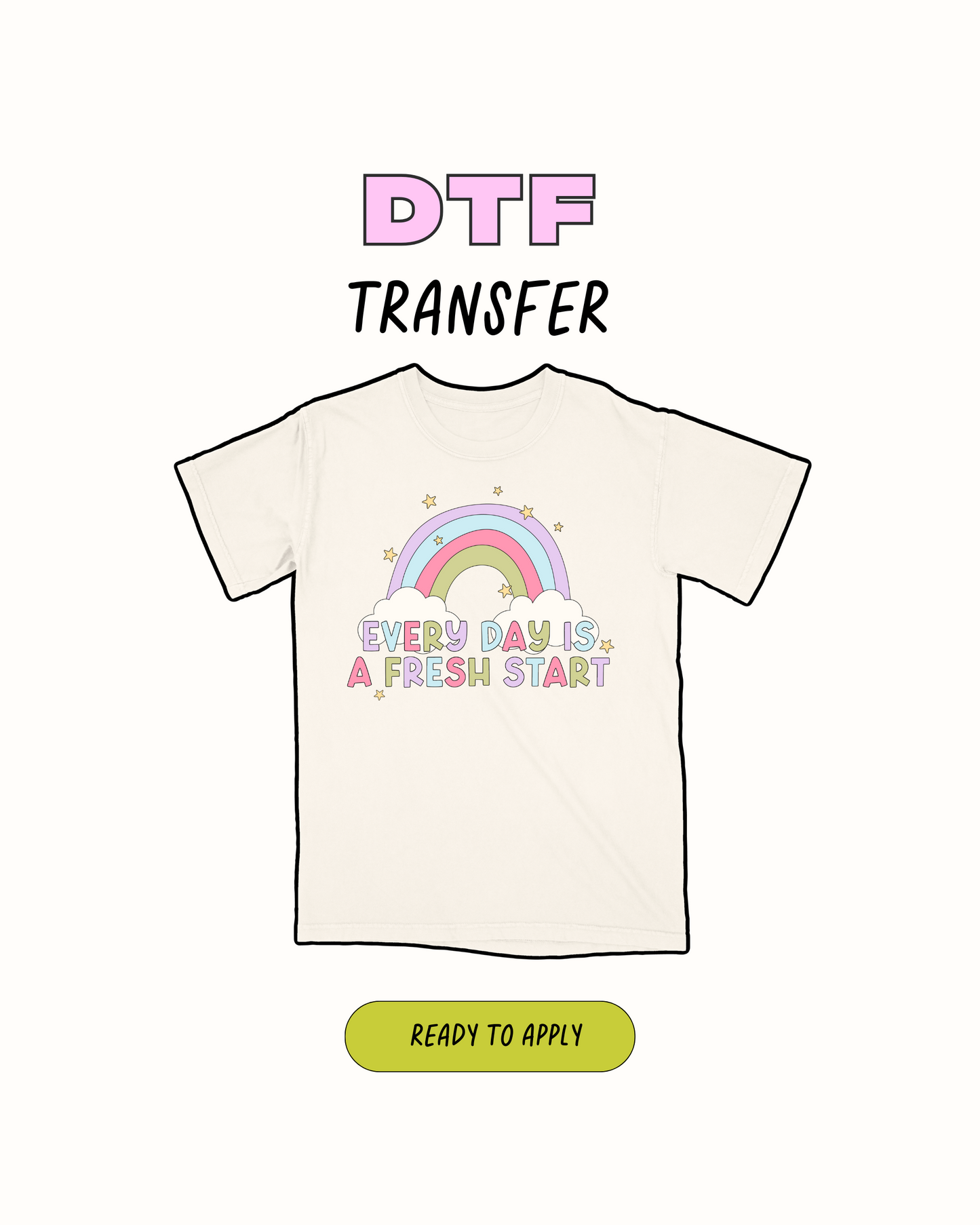 Un nuevo comienzo - Transferencia DTF