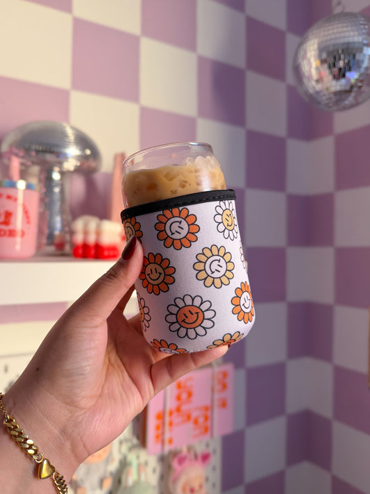 Smile flower - Coffee sleeve