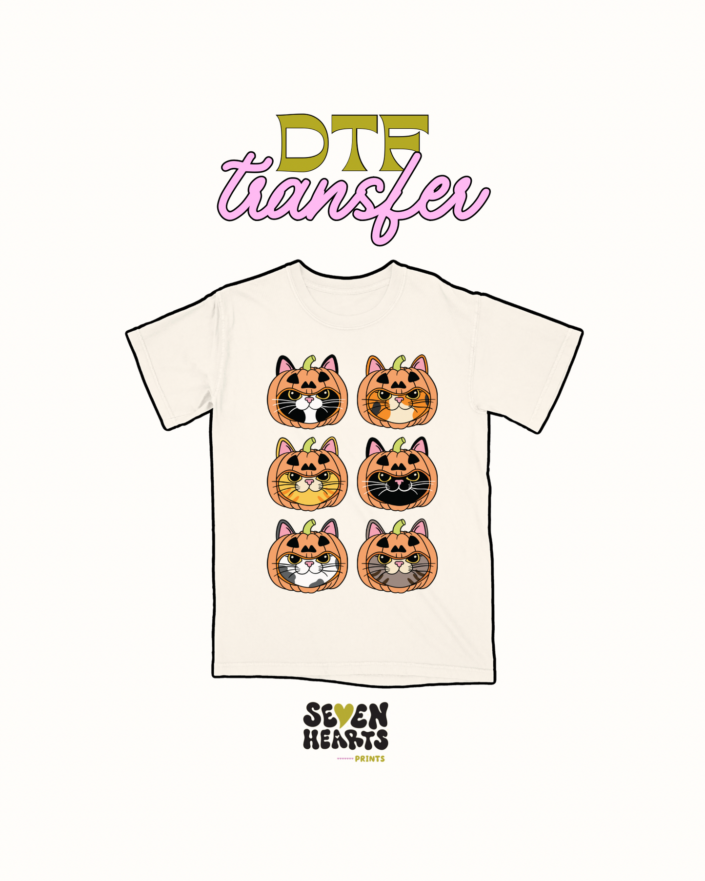 Spooky cats  - DTF Transfer