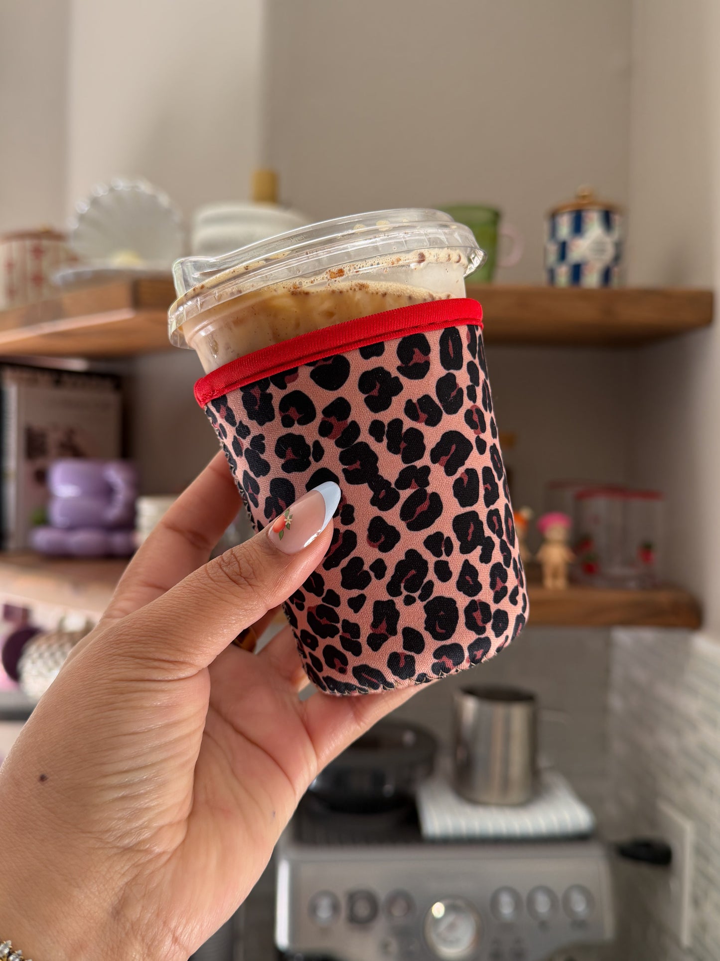 Cheetah Coffee Sleeve