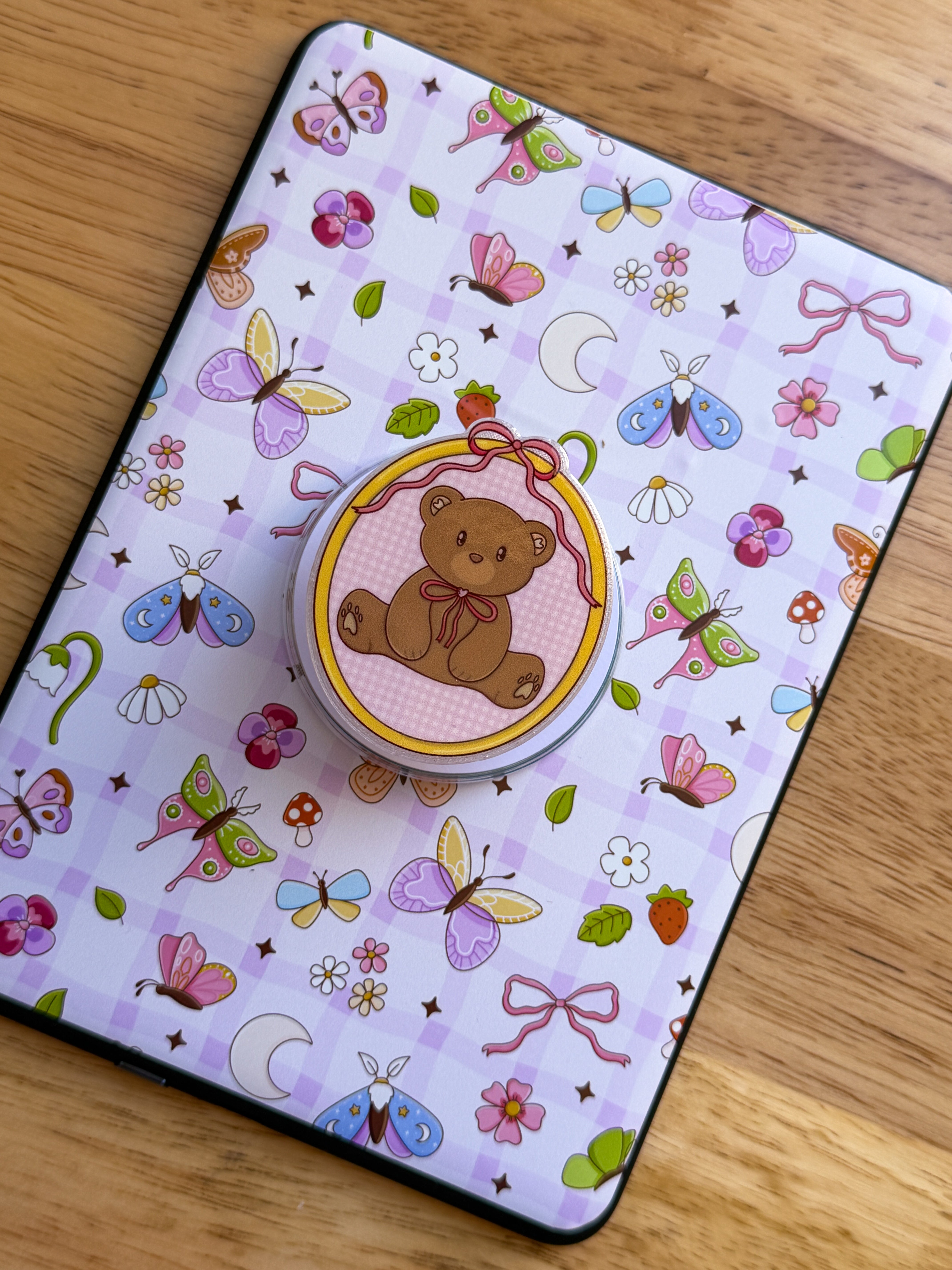 Bear Frame Phone/kindle Grip Set of 3