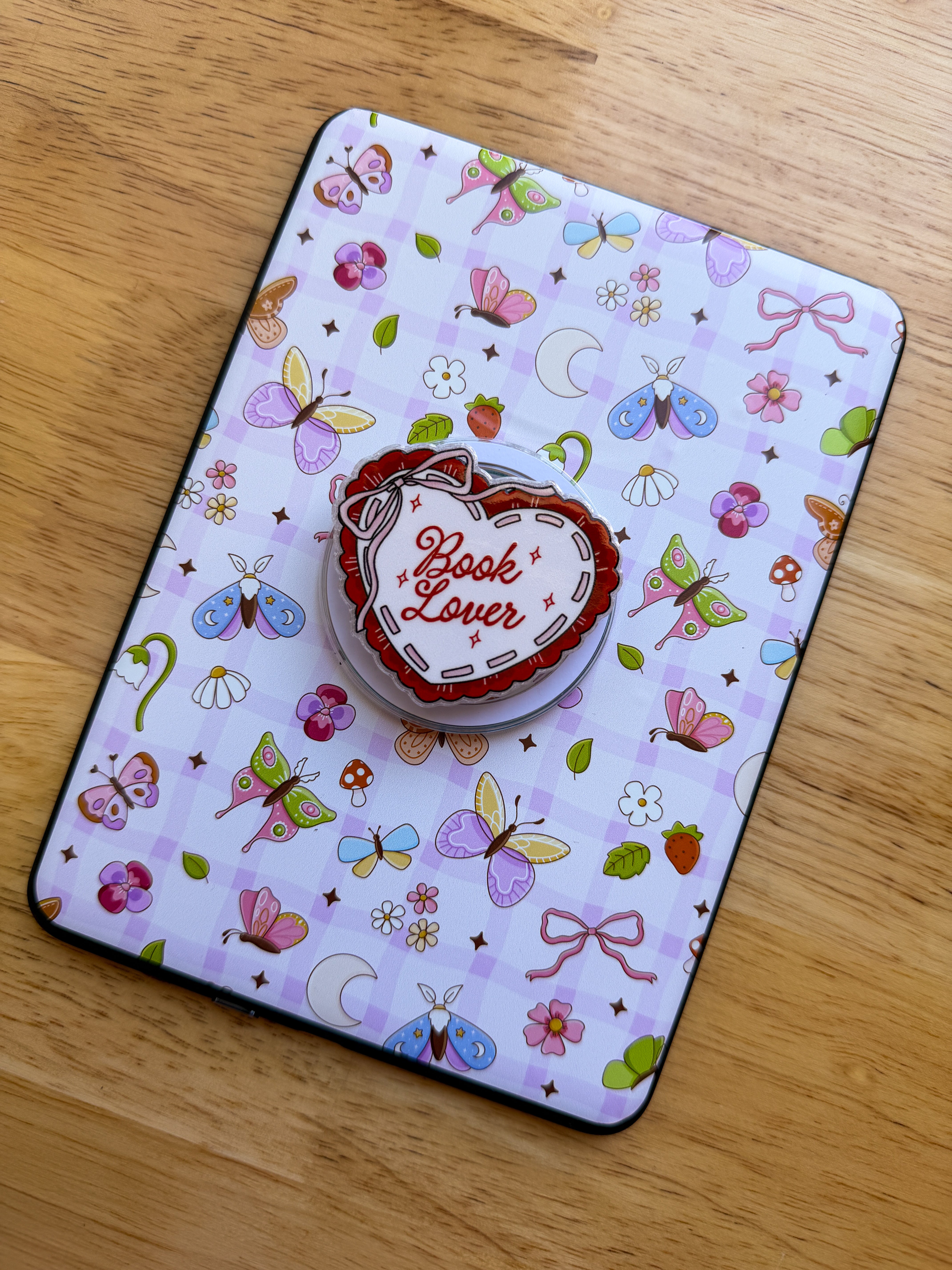 Booke Lover Phone/kindle Grip Set of 3