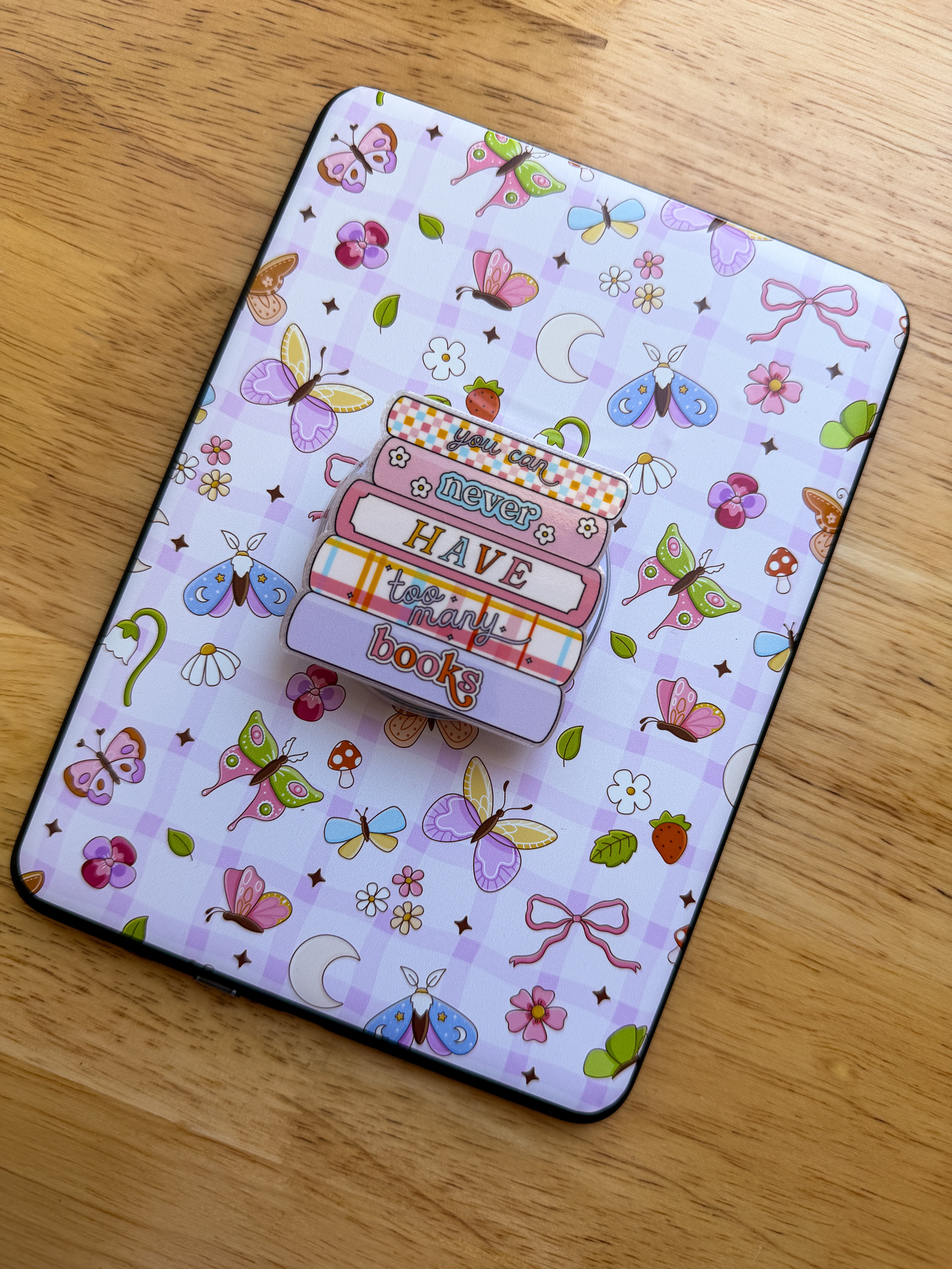 You Can't never have many books Phone/kindle Grip Set of 3