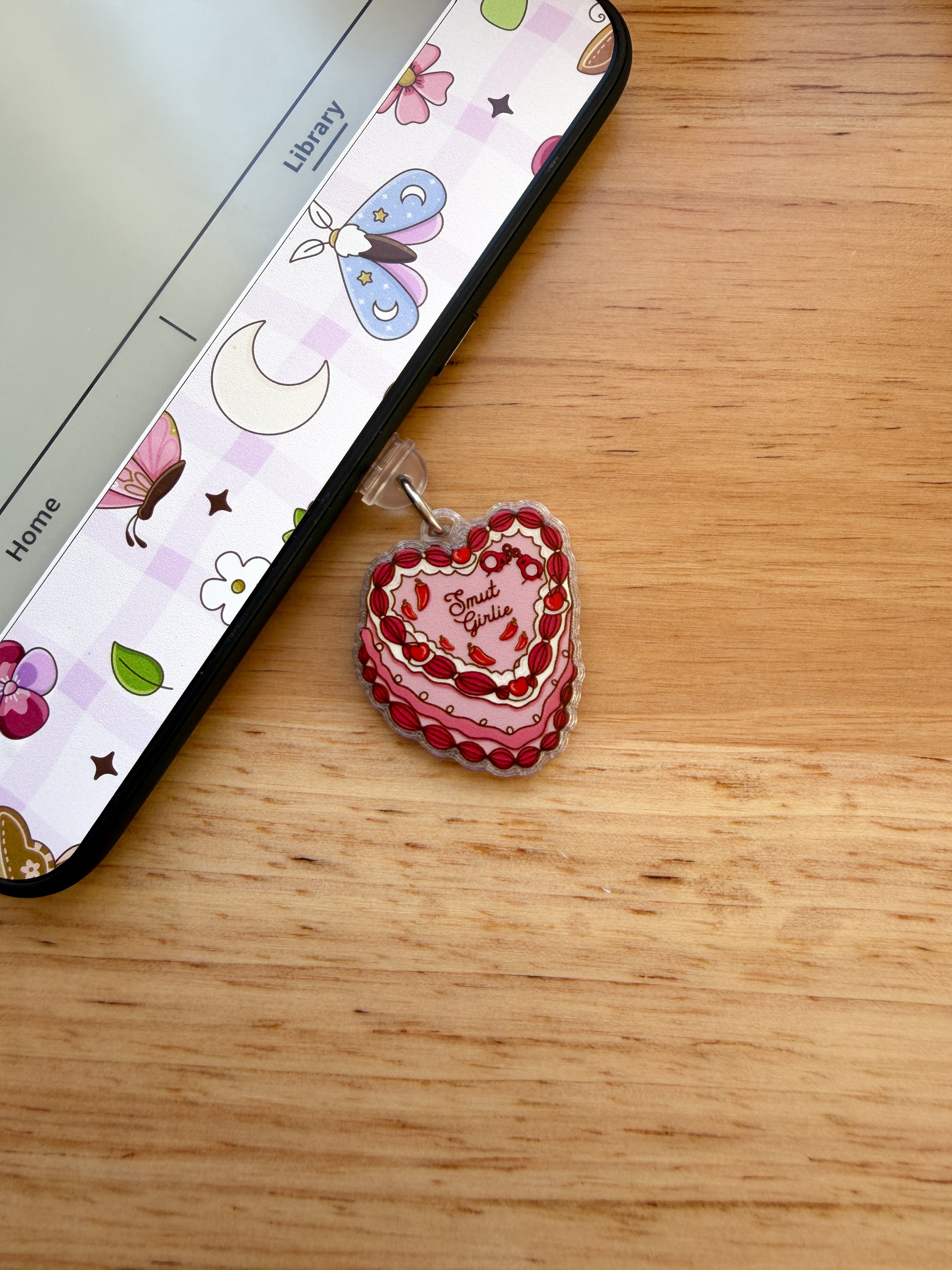 Smut girlie Kindle Charm Set of 4
