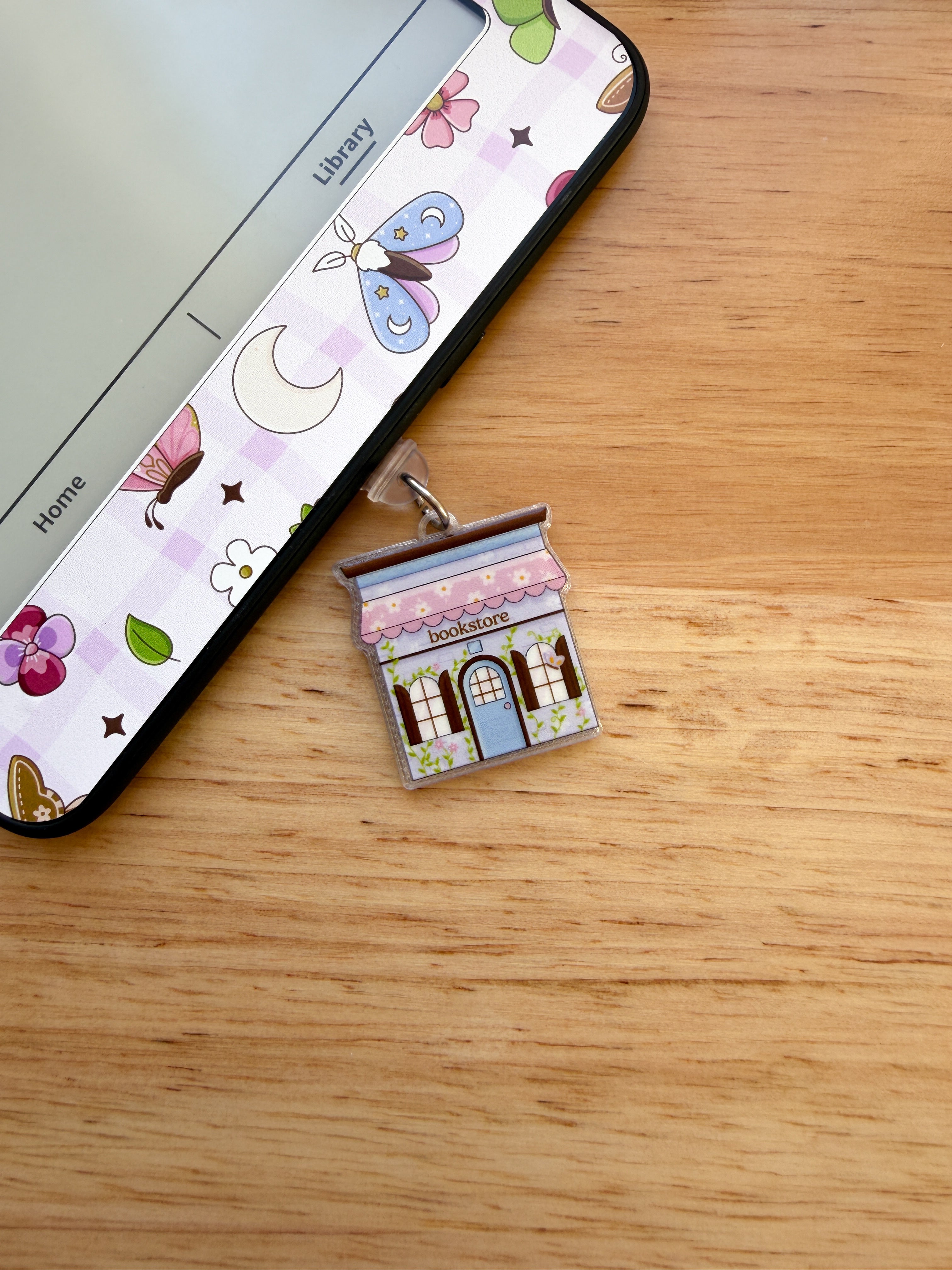 Bookstore Charm Set of 4