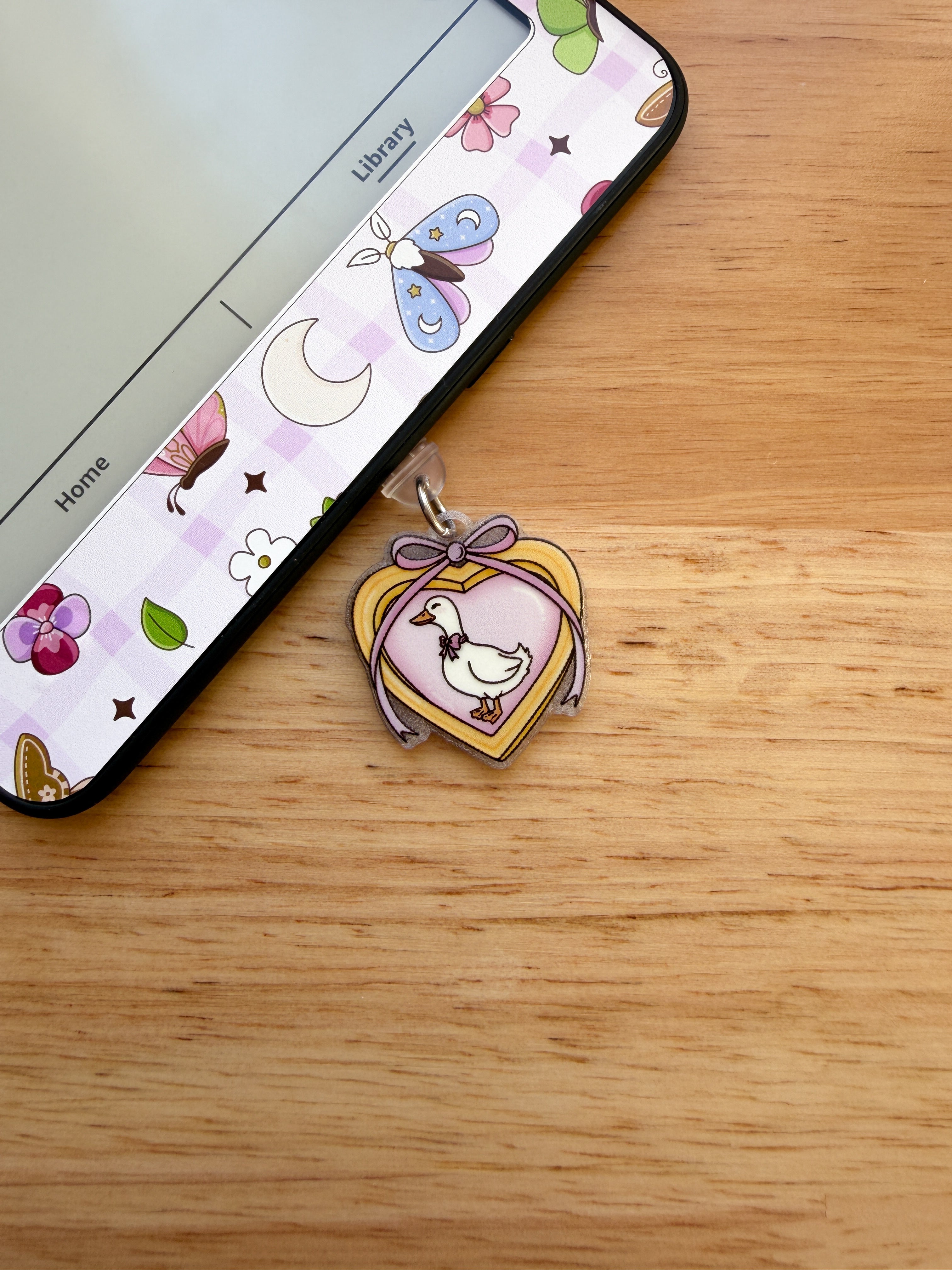 Goose Lock Kindle Charm Set of 4