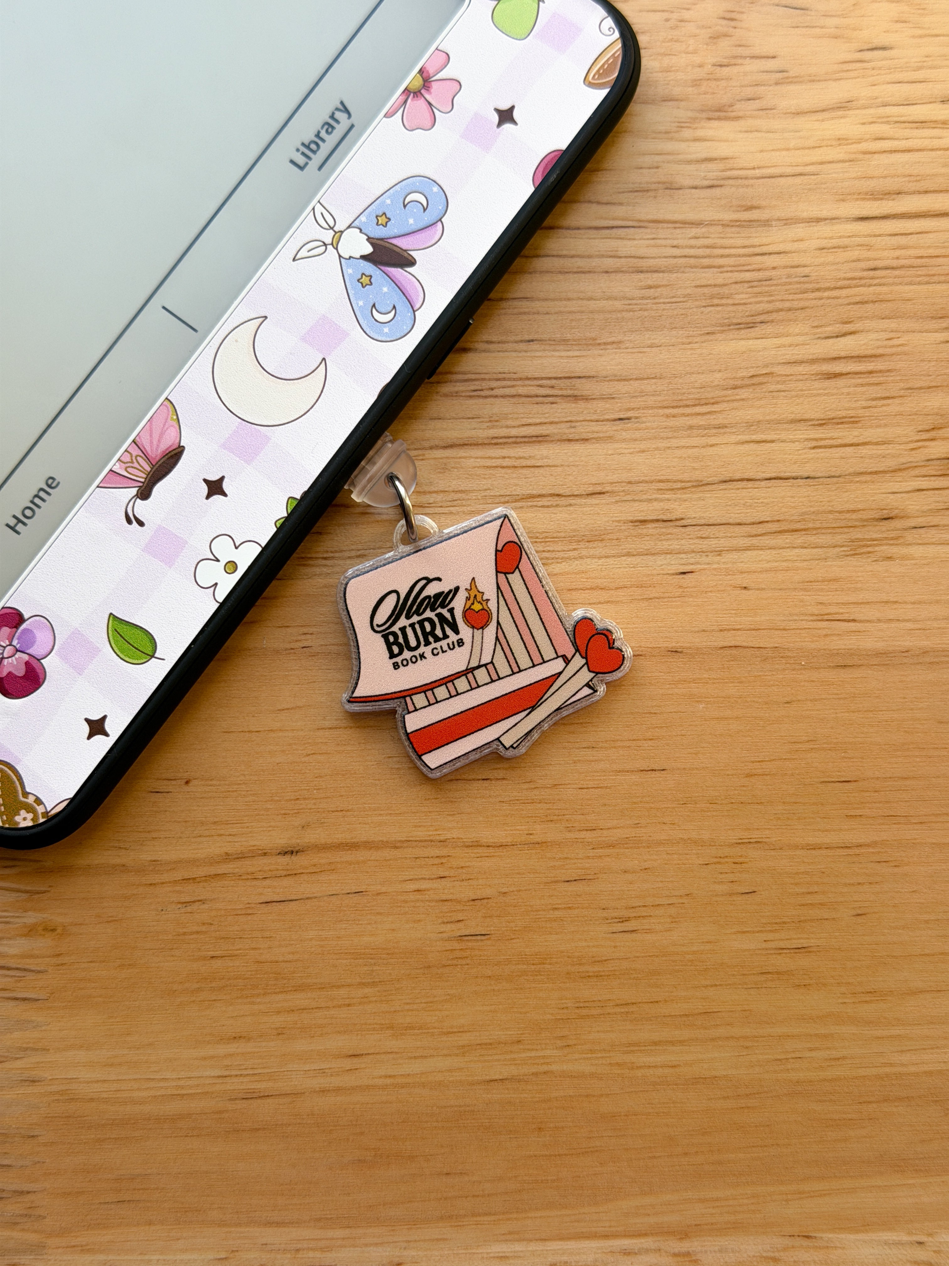 Slow Burn Kindle Charm Set of 4