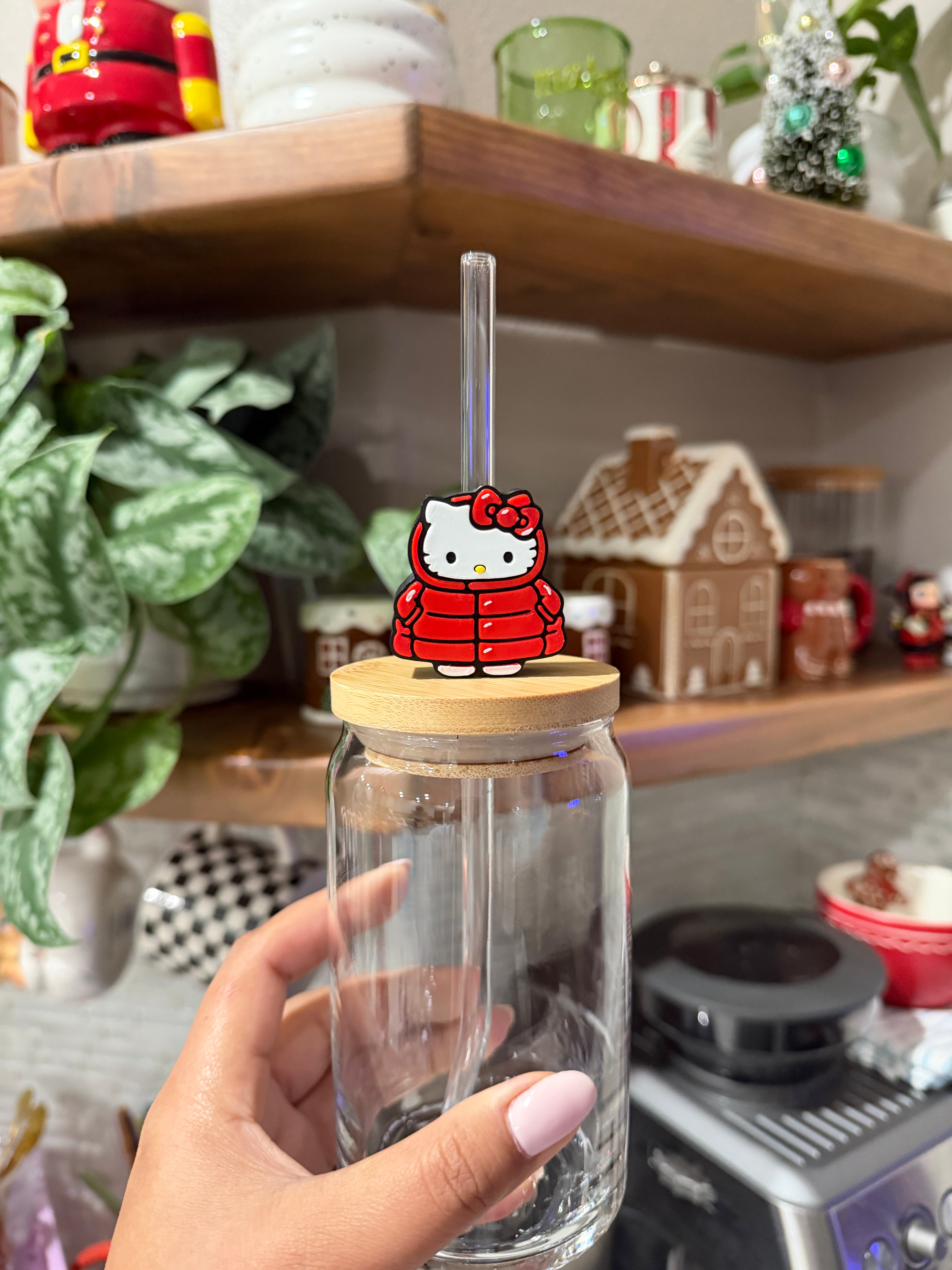 Kitty 3D Straw Topper (Regular Straw)