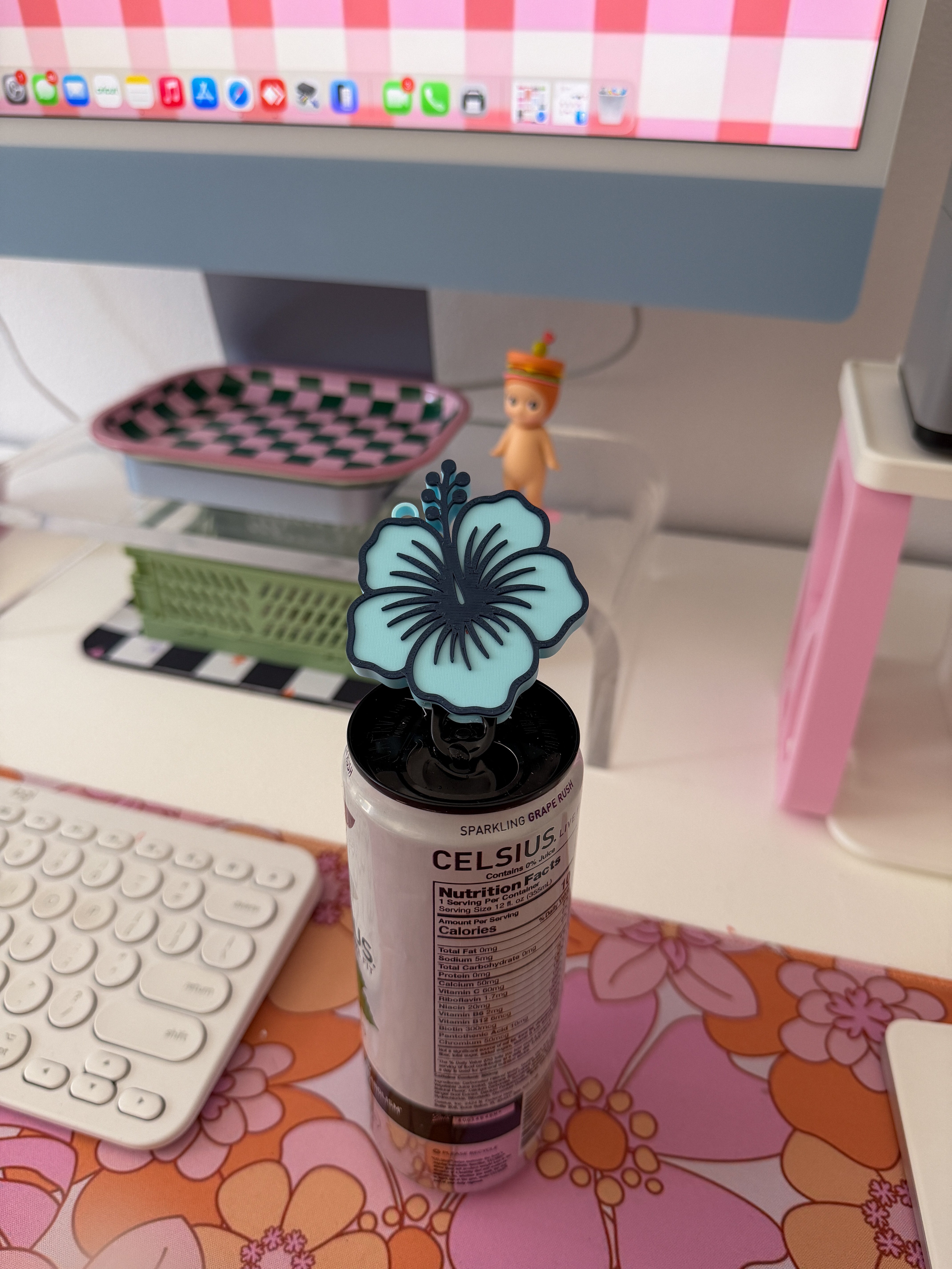 Hibiscus 3D Can Opener