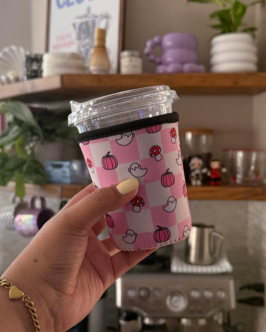 Ghost and mushroom - Coffee Sleeve